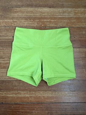Fleo Lime Green OG style CrossFit Workout Shorts Size Small